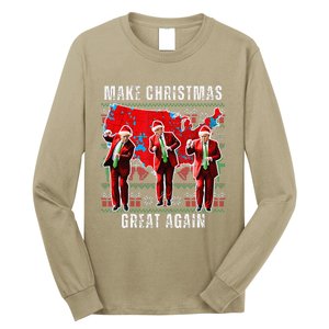 Make Christmas Great Again Trump Pajamas Ugly (11) Long Sleeve Shirt