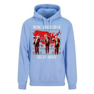 Make Christmas Great Again Trump Pajamas Ugly (11) Unisex Surf Hoodie