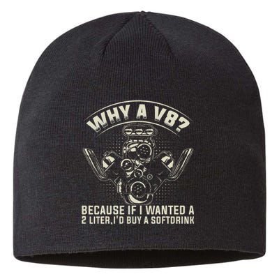 Mechanic Car Guy Car Tuning Muscle Car Sustainable Beanie