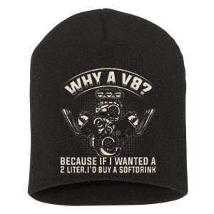 Mechanic Car Guy Car Tuning Muscle Car Short Acrylic Beanie