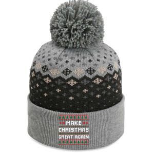 Make Christmas Great Again Trump 2024 Christmas The Baniff Cuffed Pom Beanie