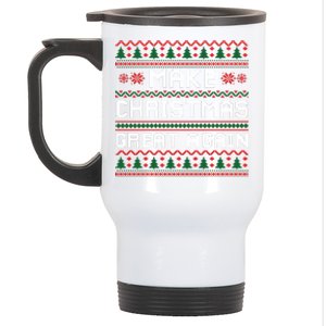 Make Christmas Great Again Trump 2024 Christmas Stainless Steel Travel Mug