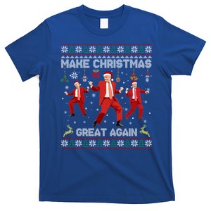 Make Christmas Great Again Santa Trump Dance Ugly Funny Gift T-Shirt