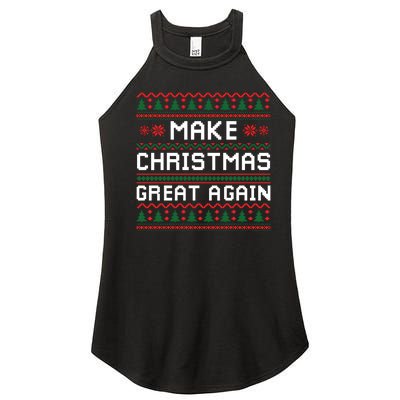 Make Christmas Great Again Trump 2024reignite Christmas Trump 2024 Women’s Perfect Tri Rocker Tank