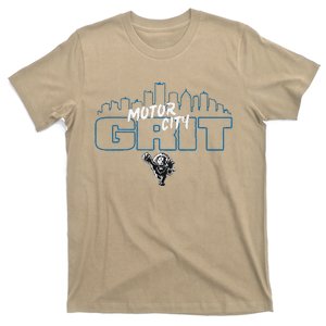 Motor City Grit Skyline With Lion T-Shirt