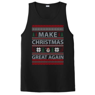 Make Christmas Great Again Holiday Cheer Trump 2024 PosiCharge Competitor Tank