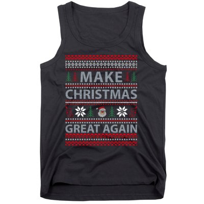 Make Christmas Great Again Holiday Cheer Trump 2024 Tank Top