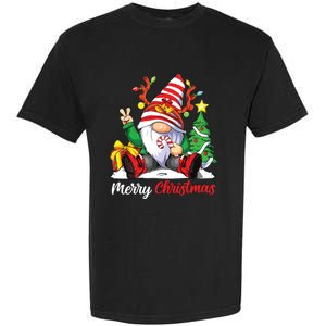 Merry Christmas Gnome Family Christmas Garment-Dyed Heavyweight T-Shirt