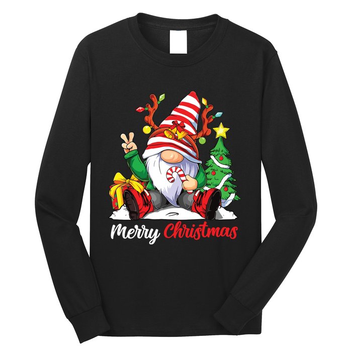 Merry Christmas Gnome Family Christmas Long Sleeve Shirt