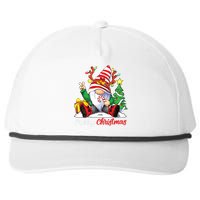 Merry Christmas Gnome Family Christmas Snapback Five-Panel Rope Hat