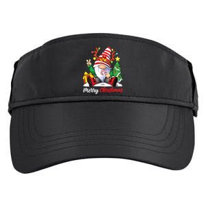 Merry Christmas Gnome Family Christmas Adult Drive Performance Visor