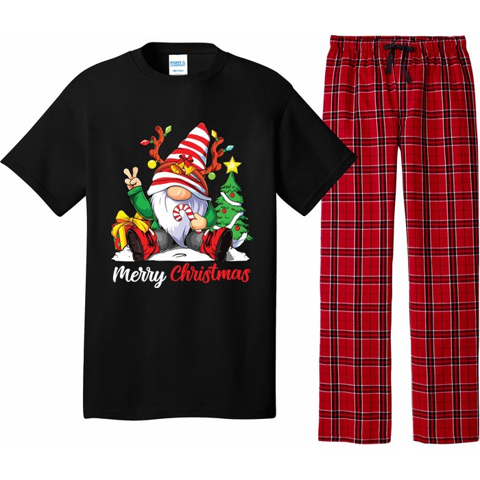 Merry Christmas Gnome Family Christmas Pajama Set