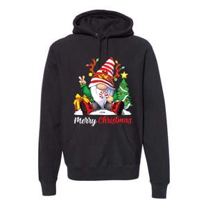 Merry Christmas Gnome Family Christmas Premium Hoodie