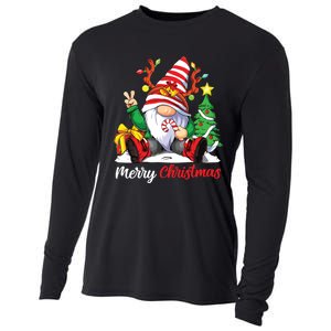 Merry Christmas Gnome Family Christmas Cooling Performance Long Sleeve Crew