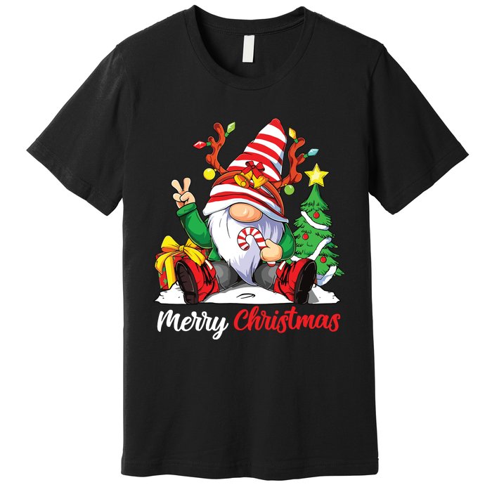 Merry Christmas Gnome Family Christmas Premium T-Shirt