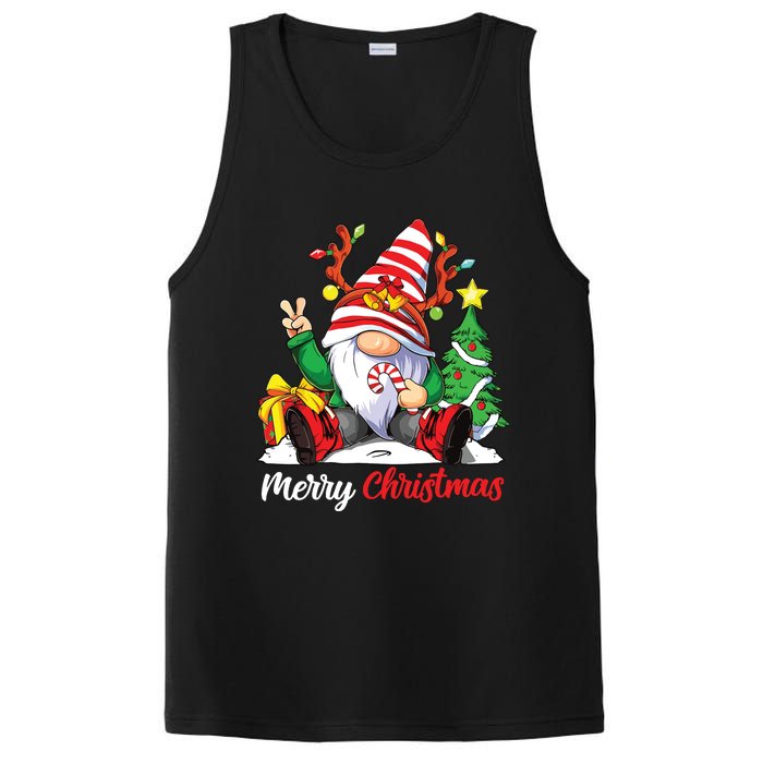 Merry Christmas Gnome Family Christmas PosiCharge Competitor Tank