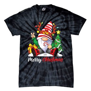 Merry Christmas Gnome Family Christmas Tie-Dye T-Shirt