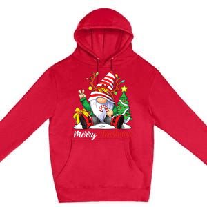 Merry Christmas Gnome Family Christmas Premium Pullover Hoodie