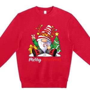 Merry Christmas Gnome Family Christmas Premium Crewneck Sweatshirt