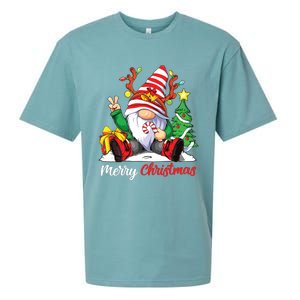 Merry Christmas Gnome Family Christmas Sueded Cloud Jersey T-Shirt