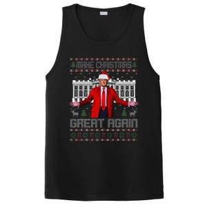 Make Christmas Great Again Ugly Sweaters Funny Trump 47 Xmas (6) PosiCharge Competitor Tank