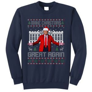 Make Christmas Great Again Ugly Sweaters Funny Trump 47 Xmas (6) Sweatshirt