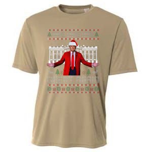 Make Christmas Great Again Ugly Sweaters Funny Trump 47 Xmas (6) Cooling Performance Crew T-Shirt