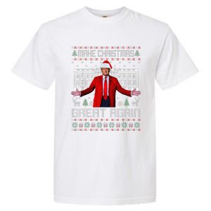 Make Christmas Great Again Ugly Sweaters Funny Trump 47 Xmas (6) Garment-Dyed Heavyweight T-Shirt