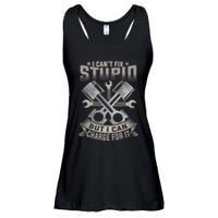Mechanic Car Guy I Cant Fix Stupid But I Can Charge For It Ladies Essential Flowy Tank