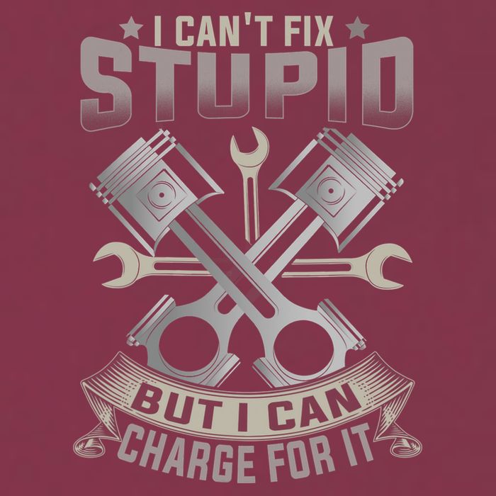 Mechanic Car Guy I Cant Fix Stupid But I Can Charge For It 16oz Travel Tumbler