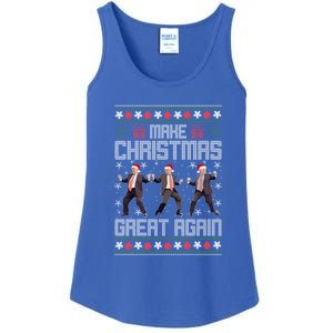 Make Christmas Great Again Santa Trump Dance Ugly Xmas Gift Ladies Essential Tank