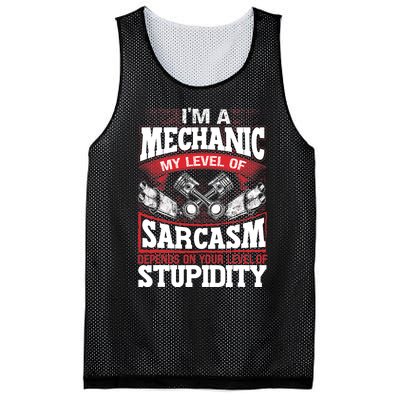 Mechanic Car Guy Im A Mechanic Mesh Reversible Basketball Jersey Tank