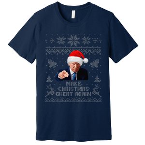 Make Christmas Great Again Donald Trump Holiday Premium T-Shirt