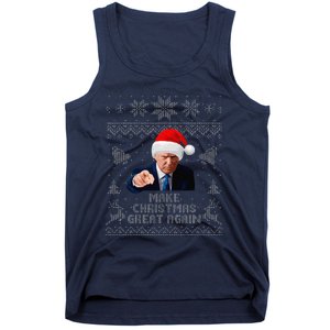 Make Christmas Great Again Donald Trump Holiday Tank Top