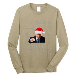 Make Christmas Great Again Donald Trump Holiday Long Sleeve Shirt