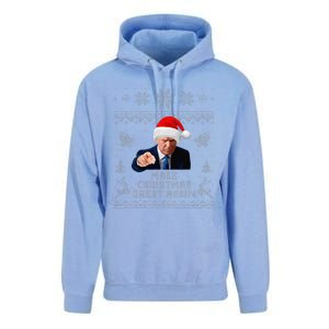 Make Christmas Great Again Donald Trump Holiday Unisex Surf Hoodie