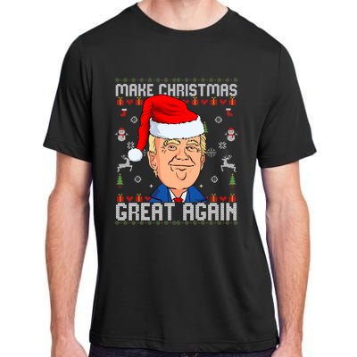 Make Christmas Great Again Trump 2024 Funny Xmas Adult ChromaSoft Performance T-Shirt