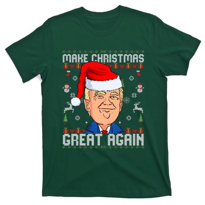 Make Christmas Great Again Trump 2024 Funny Xmas T-Shirt