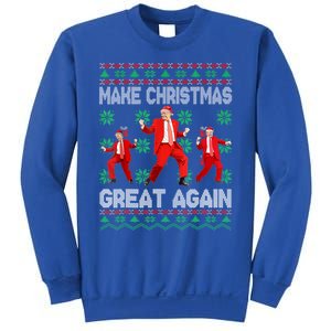 Make Christmas Great Again Santa Trump Dance Xmas Pajamas Gift Sweatshirt