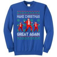 Make Christmas Great Again Santa Trump Dance Xmas Pajamas Gift Sweatshirt