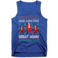 Make Christmas Great Again Santa Trump Dance Xmas Pajamas Gift Tank Top