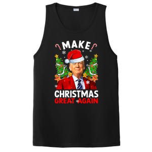 Make Christmas Great Again Funny Donald Trump Santa Xmas PosiCharge Competitor Tank