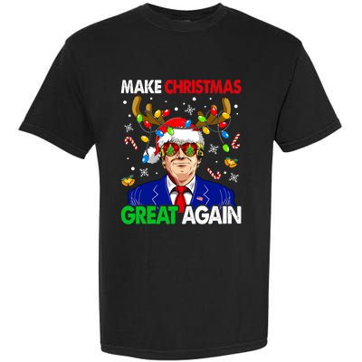 Make Christmas Great Again Trump 2024 Xmas Garment-Dyed Heavyweight T-Shirt