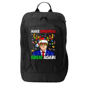 Make Christmas Great Again Trump 2024 Xmas City Backpack