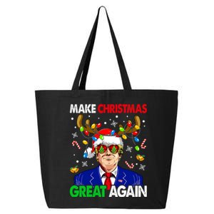 Make Christmas Great Again Trump 2024 Xmas 25L Jumbo Tote