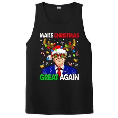 Make Christmas Great Again Trump 2024 Xmas PosiCharge Competitor Tank