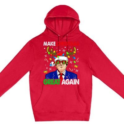 Make Christmas Great Again Trump 2024 Xmas Premium Pullover Hoodie