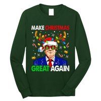 Make Christmas Great Again Trump 2024 Xmas Long Sleeve Shirt