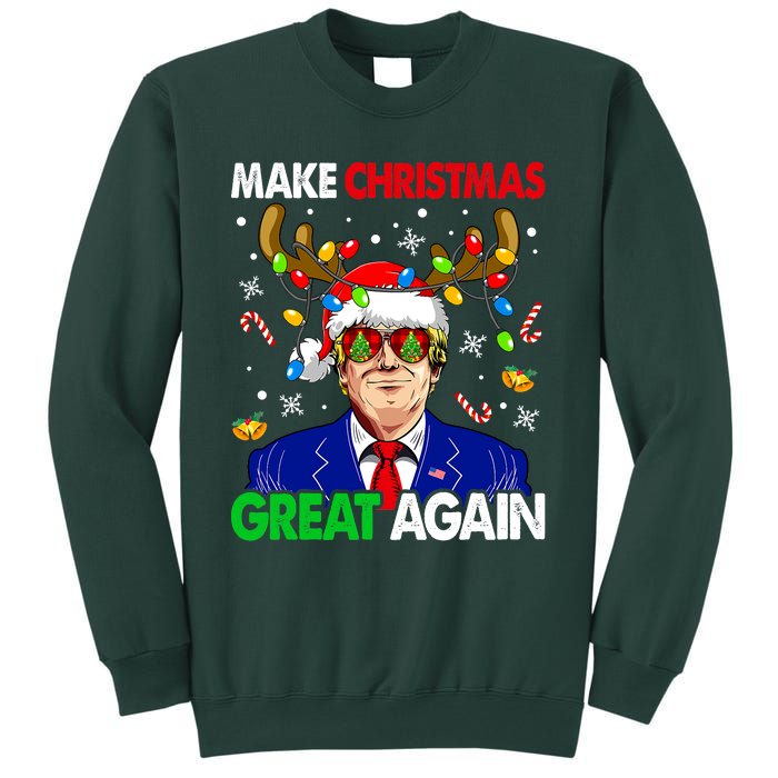 Make Christmas Great Again Trump 2024 Xmas Sweatshirt