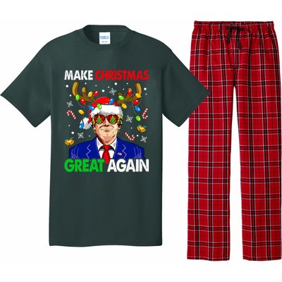 Make Christmas Great Again Trump 2024 Xmas Pajama Set